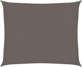 vidaXL Pânză parasolar, antracit, 2,5x3 m, HDPE, 160 g/m²