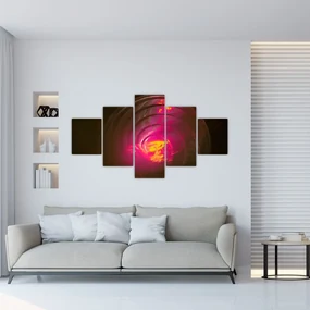 Tablou - abstacție cu spirala (125x70 cm), în 40 de alte dimensiuni noi