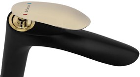 Baterie Orbit negru/auriu H17 cm