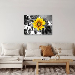 Tablou cu floare galbenă (70x50 cm)