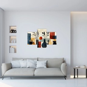 Tablou - Vaze cubiste (90x60 cm)