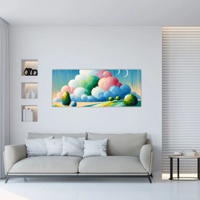 Tablou - Peisaj cu nor (120x50 cm)