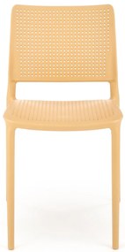 Scaun din plastic portocaliu K514