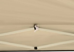 Outsunny Pavilion, 2,95 x 2,95 m pavilion pop-up pliant, pavilion de grădină, cort petrecere, protecție UV, oțel+material Oxford, Negru | Aosom Romania