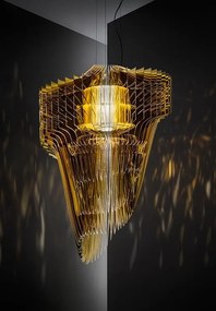 Lustra design Art Deco realizata manual Aria Large Gold