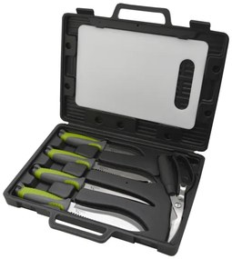 Trusă cu ustensile din oțel inoxidabil pentru grătar 6 buc.