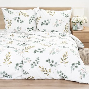 Lenjerie de pat din bumbac 4Home Eucalipt, 135 x 200 cm, 80 x 80 cm