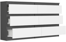 Comoda modernă R-140 - diferite variante de culori sonoma mix alb