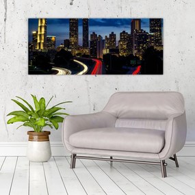 Tablou - Oraș de noapte (120x50 cm)