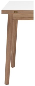 Masă dining extensibilă cu blat alb Hammel Single 180 x 90 cm