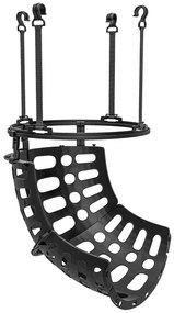 SPORTNOW Sistem de Returnare a Mingii de Baschet rotation à 360° 35,6 x 35,6 x 75,5 cm negru | Aosom Romania