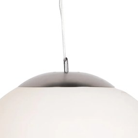 Lampă suspendată scandinavă sticlă opală 50cm - Ball 50