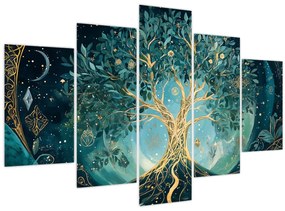 Tablou – Arborele vieții în univers (150x105 cm)