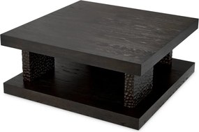 Masuta de cafea design LUX Bravon, Ebony oak veneer