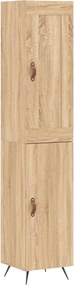 vidaXL Dulap înalt, stejar sonoma, 34,5x34x180 cm, lemn prelucrat