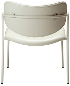 Fotoliu crem din imitație de piele Zed – DAN-FORM Denmark