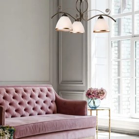 Lustră pe lanț RETRO II 3xE27/60W/230V