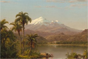 Tablou - Frederic Edwin Church, Tamaca Palms, reproducere (90x60 cm)