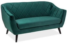 Canapea Fixa Molly Velvet 2 Verde