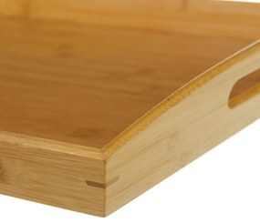 Tavă din lemn din bambus Casa Selección, 58 x 38 cm