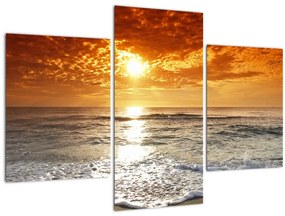 Tablou cu apus de soare din Corsica (90x60 cm)