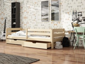 Pat pentru copii 90 x 190 cm Erin (cu somieră și sp. depozitare) (Pin). 1012868