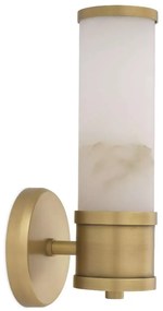 Aplica de perete design LUX Claridges Single alama antic/ alabastru