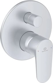 Baterie cada - dus incastrata Ideal Standard Cerafine O argintiu mat fara corp ingropat