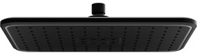 Mexen D-54 pară de tip ploaie 29x19 cm, Neagră/Crom - 79754-71