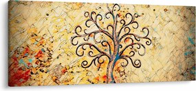 Tablou - Copacul vieții mozaic (120x50 cm)