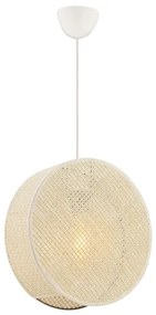 Pendul cu cablu BIG DRUM 1xE27/60W/230V, crem