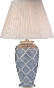 Där Lighting ELY4223 - Lampă de birou ELY 1xE27/60W/230V albastră