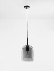 Lustra, Pendul modern Velor fumuriu 18cm