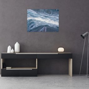 Tablou pe sticlă abstracției (70x50 cm)