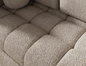 Canapea Kastol , beige bouclé extensibil, 137x71x74 cm – Royal 18
