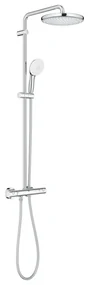 Coloana de dus cu termostat Grohe Tempesta 250 finisaj crom lucios