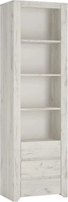 Biblioteca ANGEL TIP 11, alb, PAL melaminat, 56x40x191 cm