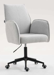 HR280K Scaun Gri Boucle cu Bază Neagră