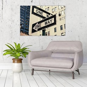 Tablou - New York ONE WAY (90x60 cm)