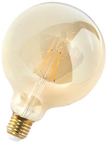 Set de 3 becuri LED cu dimmer E27 G125 auriu 5W 450lm 2200K