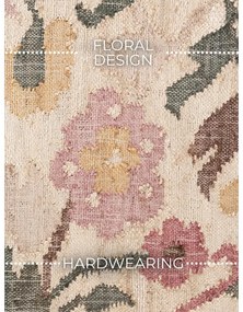 Covor tip traversă crem țesut manual din iută 80x200 cm Roya Violette – Elle Decoration