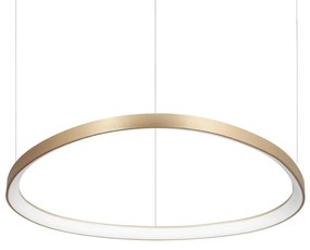 Lustra LED suspendata design circular Gemini sp d081 on-off 2700k aurie