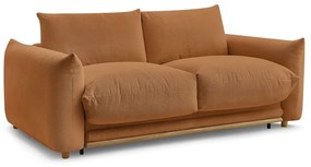 Canapea portocalie extensibilă 234 cm Ernest – Bobochic Paris