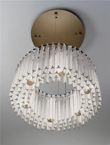 Lustra LED suspendata design decorativ NOL D-68cm