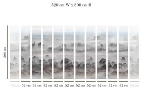 Tapet VLAdiLA Foggy Landscape Pastels 520 x 300 cm