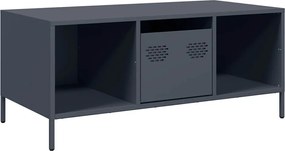 vidaXL Măsuță de cafea, antracit 101,5x50x43,5 cm oțel laminat la rece