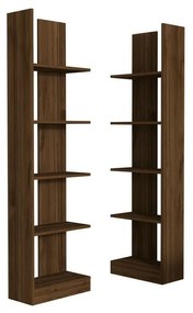 Bibliotecă Ikiz Walnut