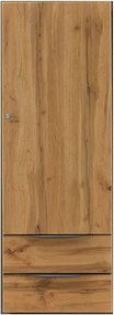 Dulap inalt suspendat KolpaSan Malaya stejar natural 45 cm o usa
