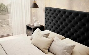 Pat lemn masiv Principe 180x200 Material Lukso 10 Mobarta