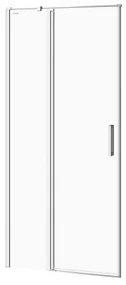 Usa sticla dus batanta 90x195 cm profil crom Cersanit Moduo, montare stanga 900x1950 mm, Stanga